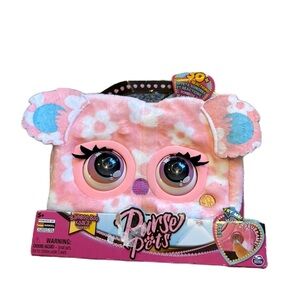 Purse Pets Bamboo Boo Koala Pink Purse Bag Kids Talking Moving Eyes NEW